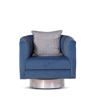 Swivel Chair Blue