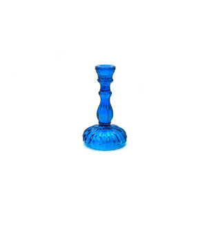 Blue Venetain Candle Holder