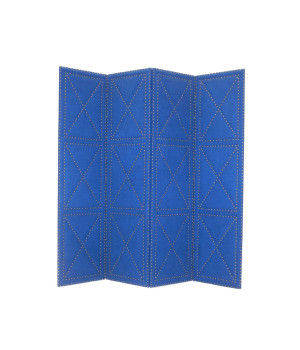 Blue Fabric Partition